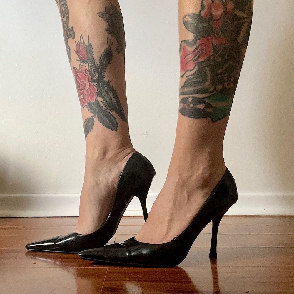 Arnold Churgin| Vintage 1980s Patent Leather Stilettos